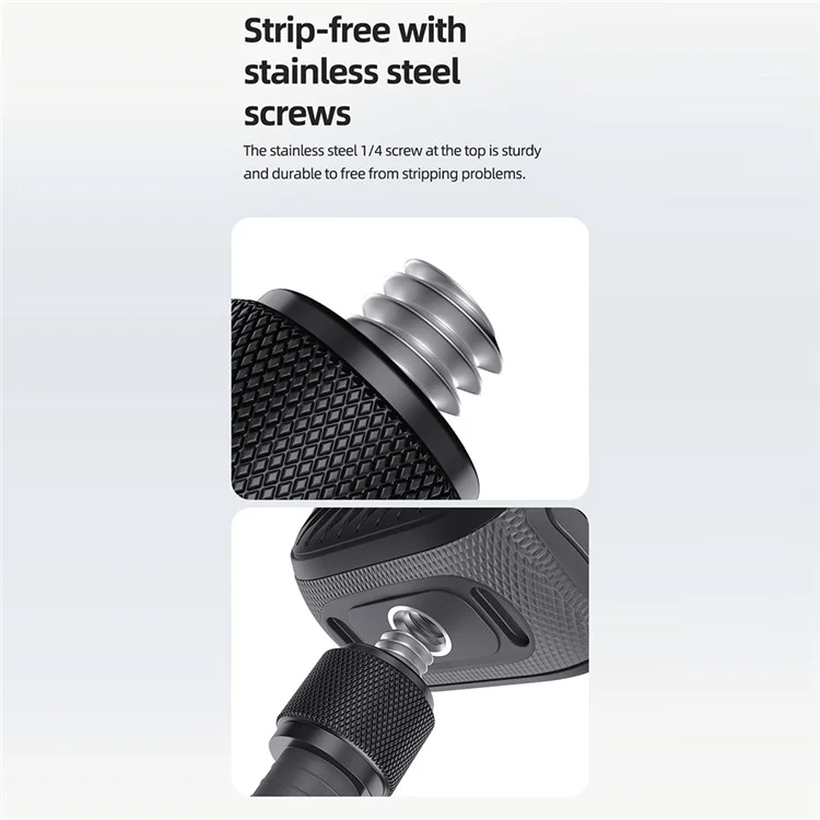AMAGISN 1.2m Carbon Fiber Selfie Stick for Insta360 / DJI / GoPro Action Camera Accessories