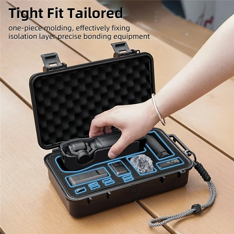 BRDRC Carrying Case for DJI Osmo Pocket 3 Portable Waterproof Hard Storage Bag