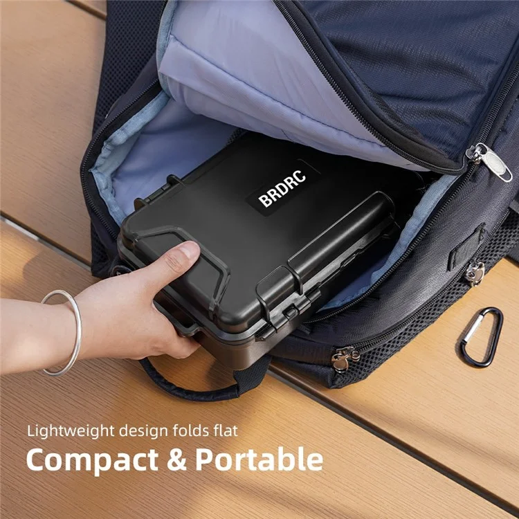 BRDRC Carrying Case for DJI Osmo Pocket 3 Portable Waterproof Hard Storage Bag