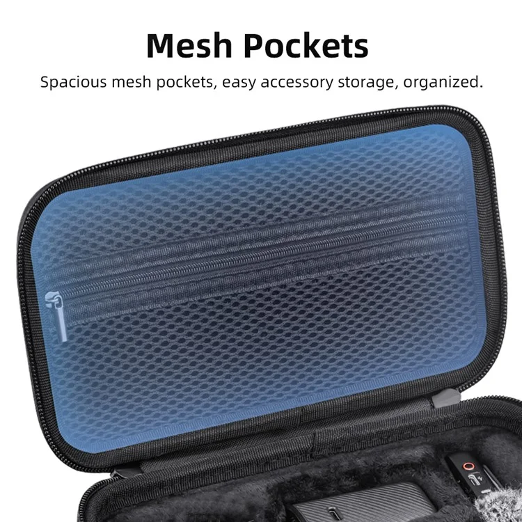 BRDRC For DJI Osmo Pocket 3 Vlogging Camera Storage Bag Hard Shell Waterproof Nylon Carrying Case