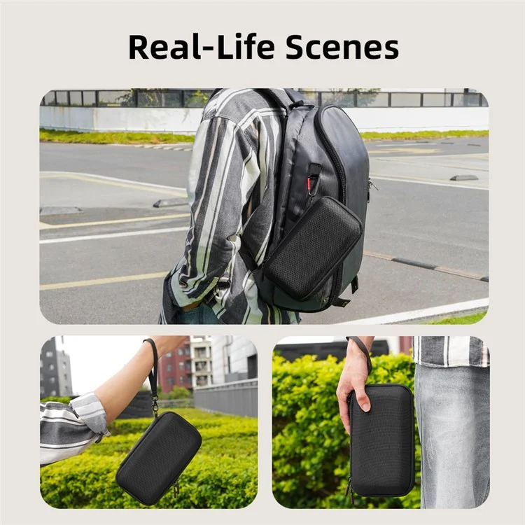 BRDRC For DJI Osmo Pocket 3 Vlogging Camera Storage Bag Hard Shell Waterproof Nylon Carrying Case