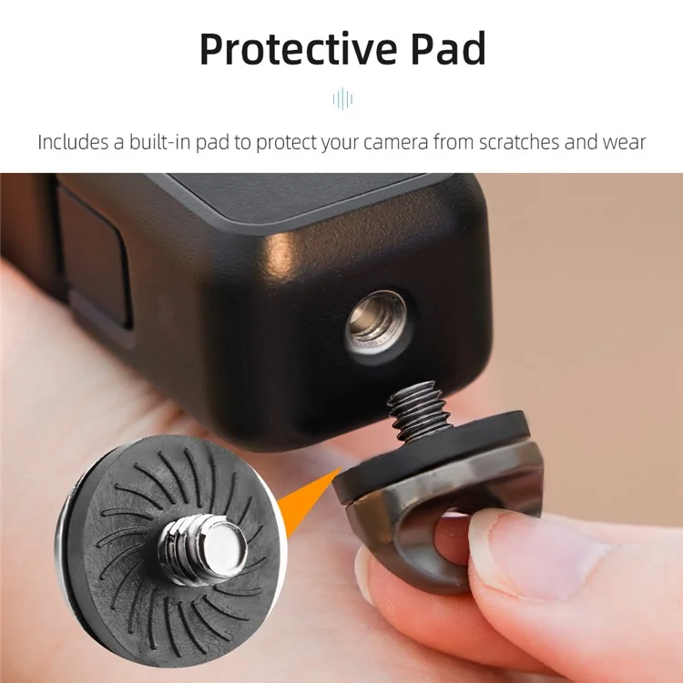 BRDRC For DJI Osmo Pocket 3 Wrist Strap Action Camera Anti-Lost Hand Strap - Black