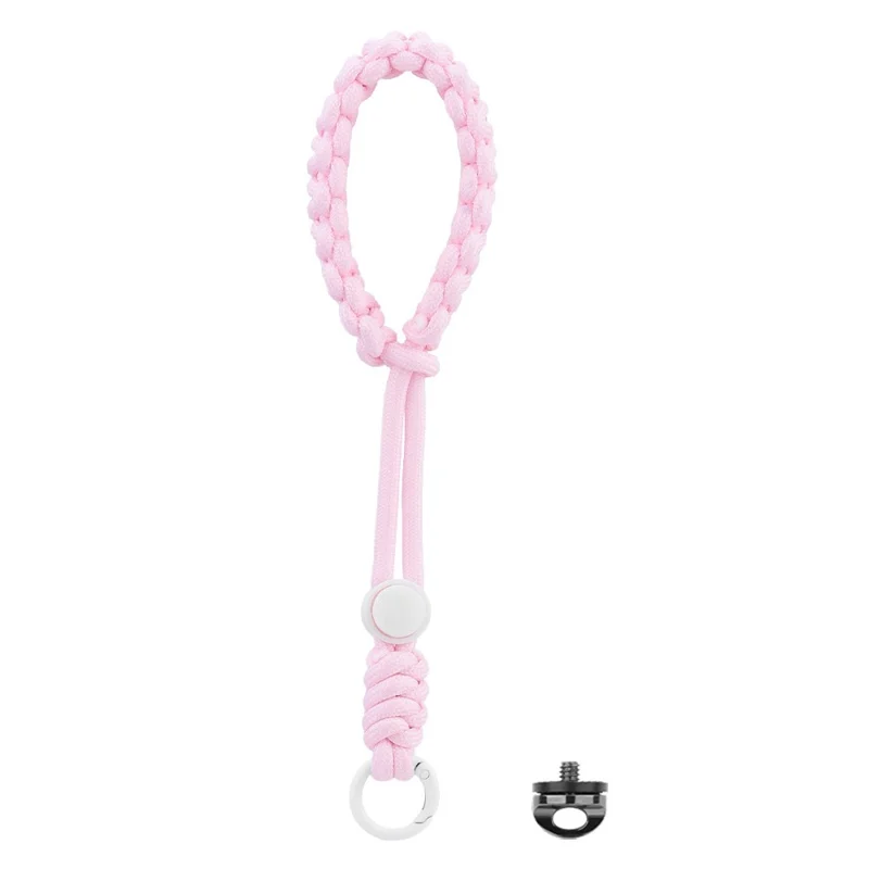 BRDRC For DJI Osmo Pocket 3 Wrist Strap Action Camera Anti-Lost Hand Strap - Pink