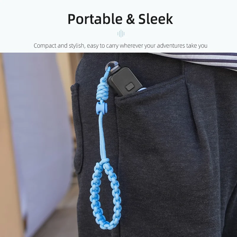 BRDRC For DJI Osmo Pocket 3 Wrist Strap Action Camera Anti-Lost Hand Strap - Pink