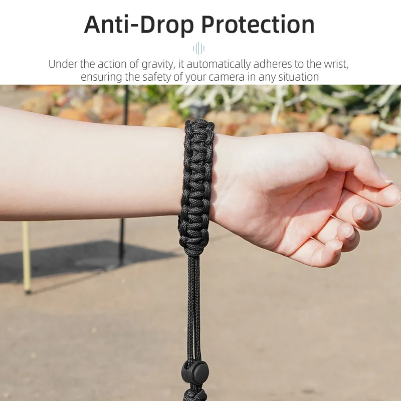 BRDRC For DJI Osmo Pocket 3 Wrist Strap Action Camera Anti-Lost Hand Strap - Pink