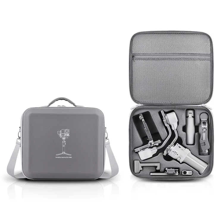 Bolsa de Armazenamento BRDRC para Estabilizador DJI RS 4 Mini, Portátil e à Prova de Choque, com Bolsos de Rede