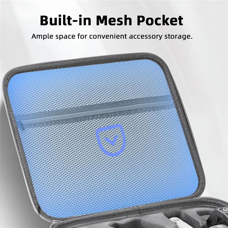 Bolsa de Armazenamento BRDRC para Estabilizador DJI RS 4 Mini, Portátil e à Prova de Choque, com Bolsos de Rede