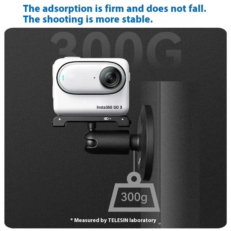 TELESIN MAG-003 Magnetischer Saugnapf-Halterungsset für DJI Osmo Pocket 3 Befestigungsset