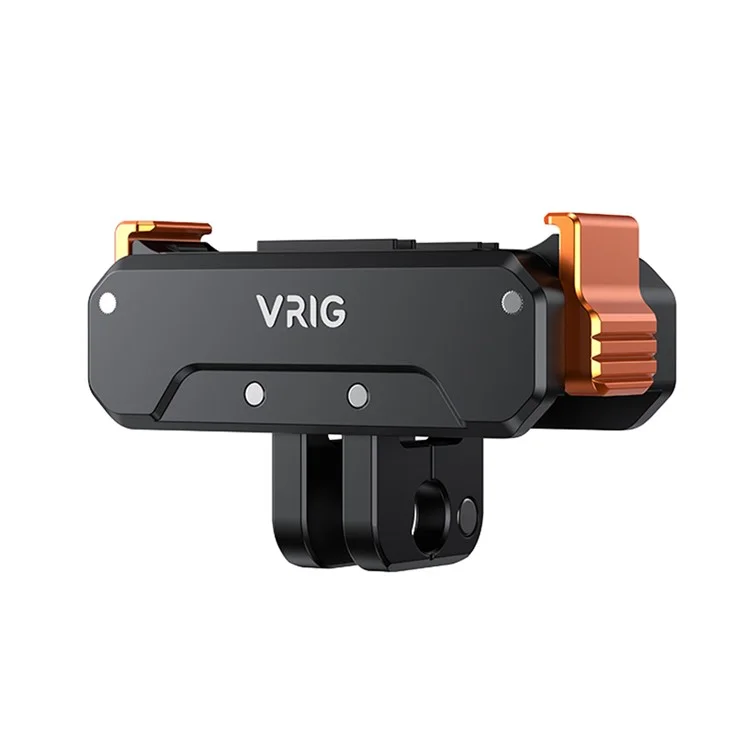 VRIG Support de Base Pliable pour DJI Osmo Action 5 Pro / Action 4 / Action 3, Plateau à Libération Rapide avec Filetage 1/4