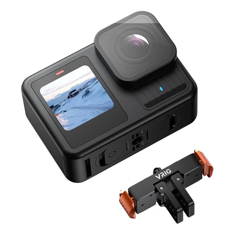VRIG AC-28 Pour GoPro 13 Support de Fixation Rapide avec Attache Magnétique