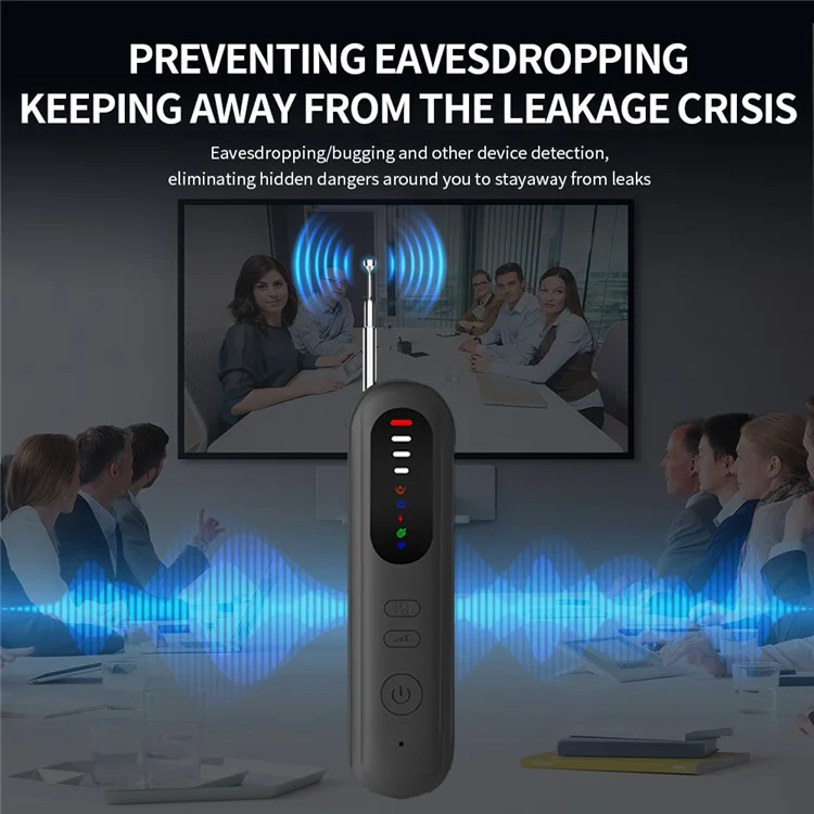 T06 Hidden Camera Detector IR Wireless Scanner for Hotels Anti Spy Device Multifunctional Detector GPS WiFi Finder