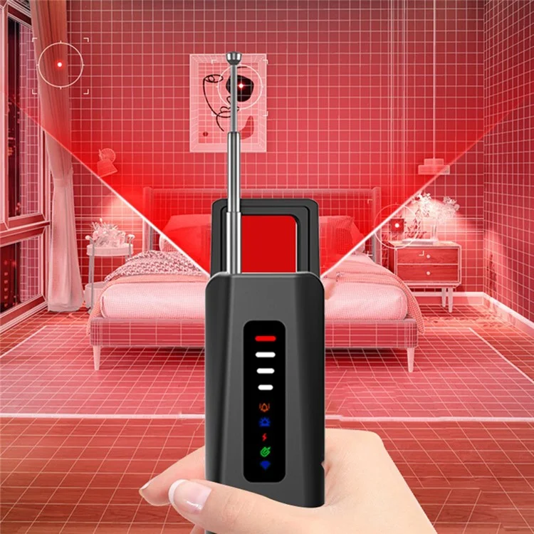 T09 Hotel Hidden Camera Detector Infrared Wireless Scanner Anti Spy Device For Personal Privacy Protection