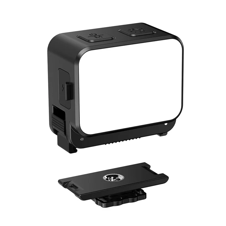 FLYMILE Action Camera Fill Light for DJI Osmo Pocket 3 Photography Lighting IPX4 Waterproof Magnetic Mount