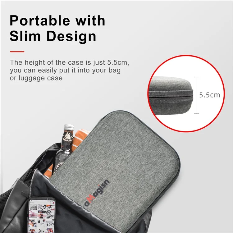 AMAGISN Per Insta360 X5 / X4 Borsa per il trasporto Custodia protettiva in EVA per fotocamera panoramica