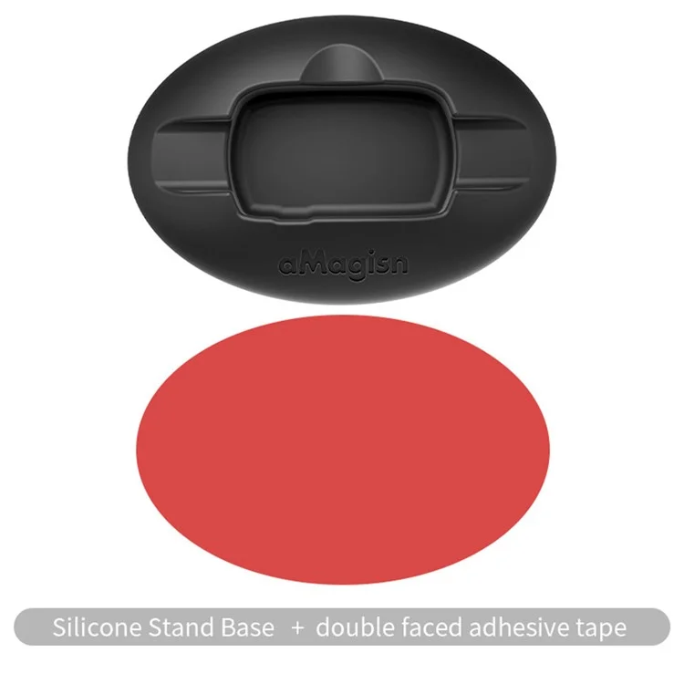 AMAGISN For Insta360 X5 / X4 Action Camera Holder Car Mount Base Accessory with Double-Sided Adhesive