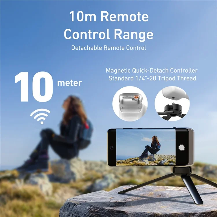 TELESIN Suporte de Celular com Grip para Câmera, Compatível com Magsafe, Certificado MFI para Fotografia