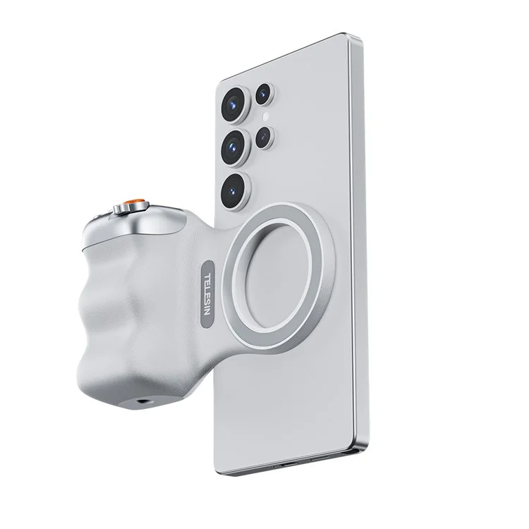TELESIN Suporte de Celular com Grip para Câmera, Compatível com Magsafe, Certificado MFI para Fotografia