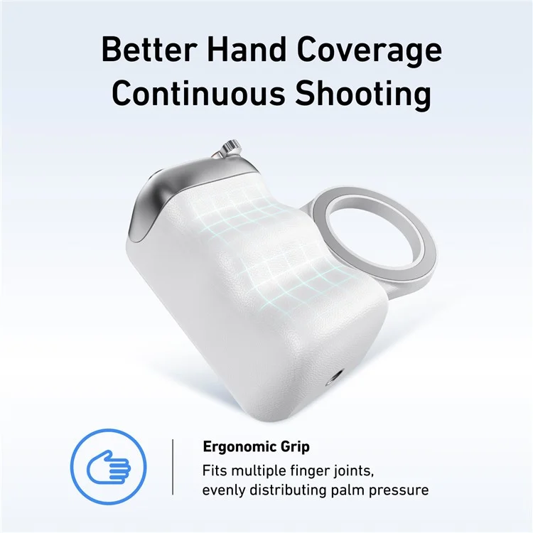 TELESIN Suporte de Celular com Grip para Câmera, Compatível com Magsafe, Certificado MFI para Fotografia