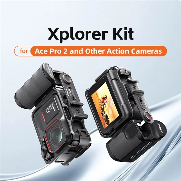 AMAGISN Griffstück für Street Photography für Insta360 Ace Pro / DJI Action / GoPro Hero Actionkameras - Komfortabler Griff