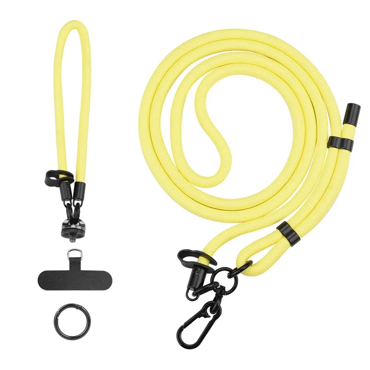Adjustable Crossbody Strap for DJI Osmo Action 5 Pro / 4 / Pocket 3 Quick Release Shoulder Strap - Yellow
