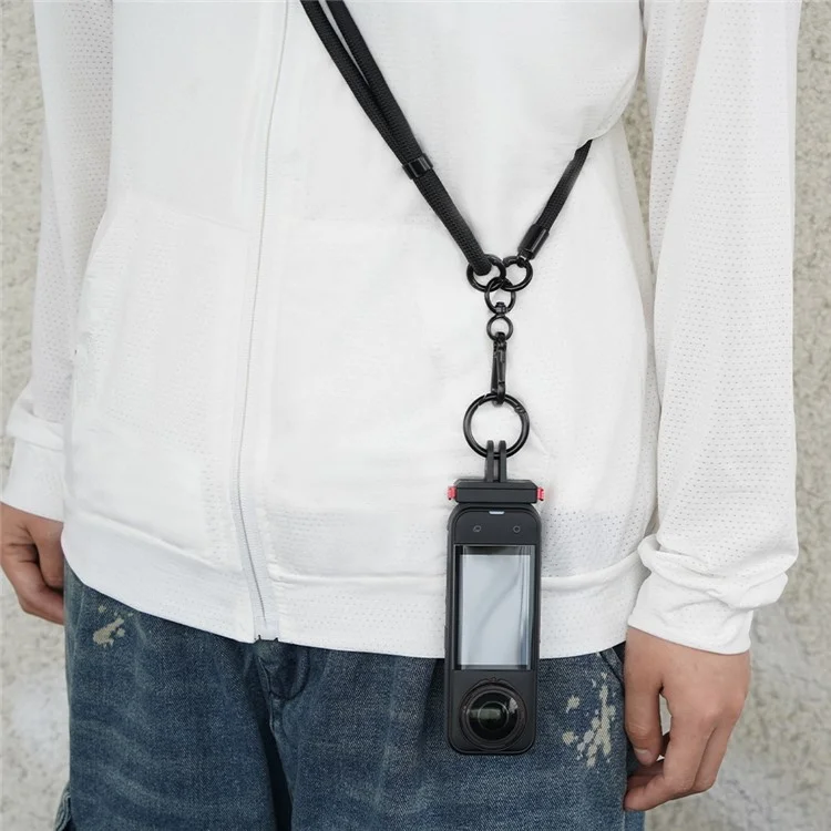 Adjustable Crossbody Strap for DJI Osmo Action 5 Pro / 4 / Pocket 3 Quick Release Shoulder Strap - Yellow