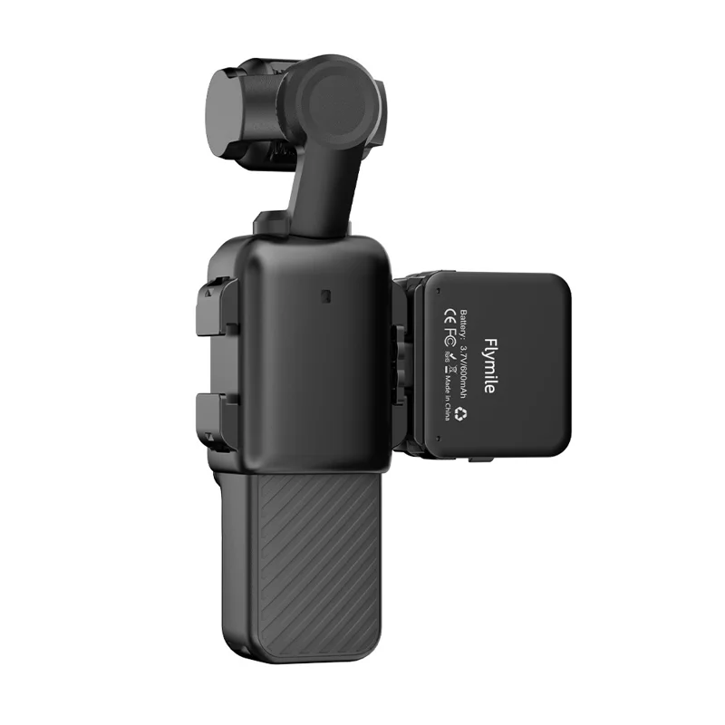 FLYMILE Für DJI Osmo Pocket 3 Actionkamera Fülllampe mit Halterung IPX4 Wasserdicht Dreifarbige Beleuchtung 4-Stufen Einstellbar
