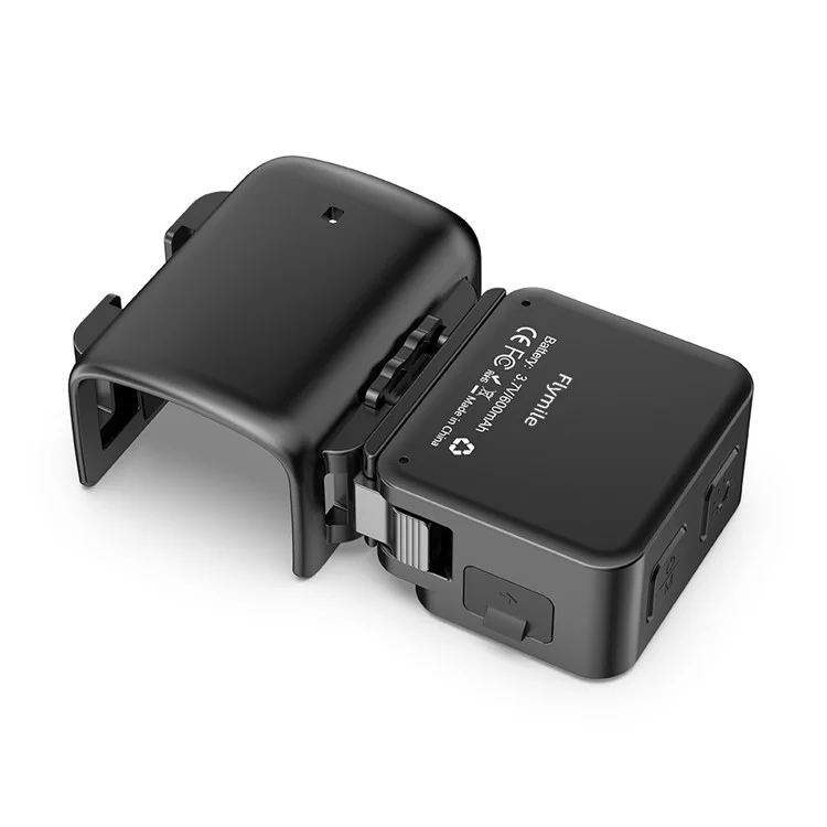 FLYMILE Für DJI Osmo Pocket 3 Actionkamera Fülllampe mit Halterung IPX4 Wasserdicht Dreifarbige Beleuchtung 4-Stufen Einstellbar