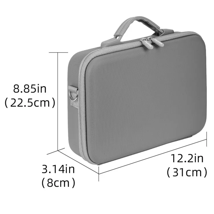 FLYMILE For Insta360 X5 Portable Storage Bag Shockproof Waterproof Carry Case with Mesh Pockets