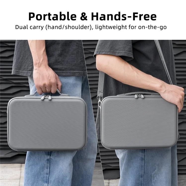 FLYMILE For Insta360 X5 Portable Storage Bag Shockproof Waterproof Carry Case with Mesh Pockets