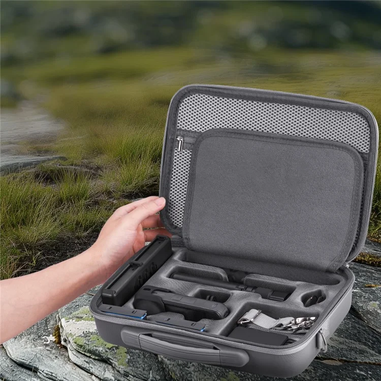 FLYMILE For Insta360 X5 Portable Storage Bag Shockproof Waterproof Carry Case with Mesh Pockets