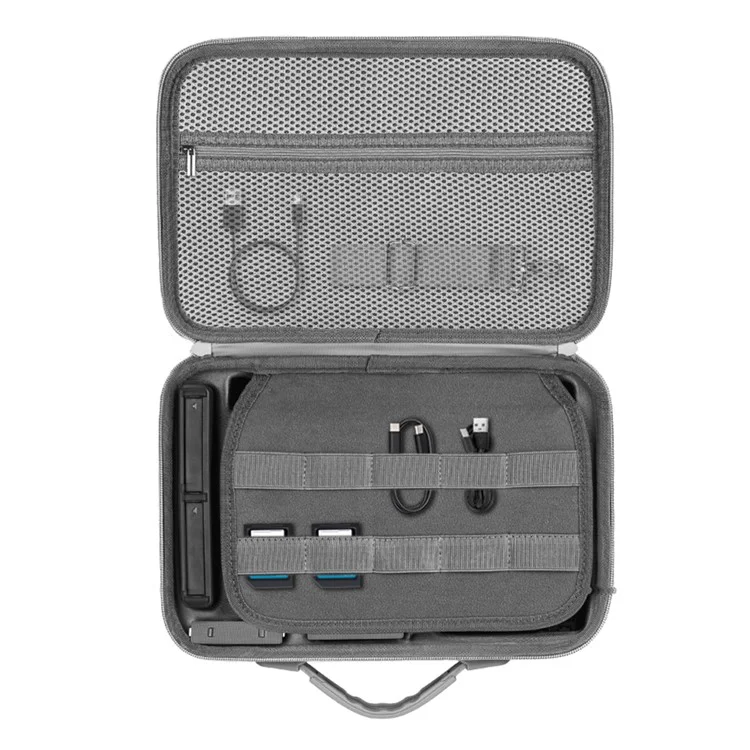 FLYMILE For Insta360 X5 Portable Storage Bag Shockproof Waterproof Carry Case with Mesh Pockets