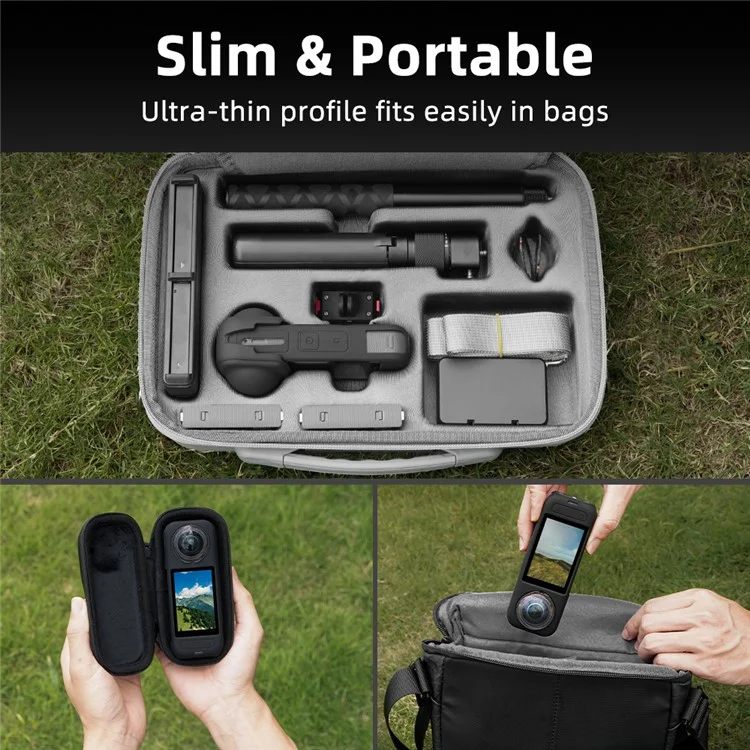 Étui de protection en silicone anti-poussière FLYMILE pour Insta360 X5, anti-rayures