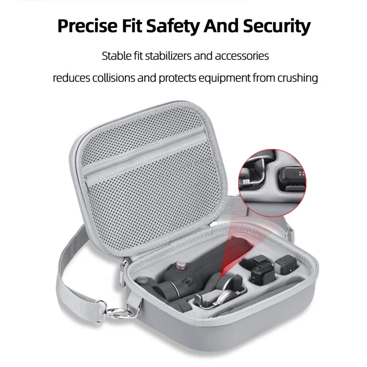 BRDRC For DJI Osmo Mobile 7 / 7 Pro Protective Case Shock Absorbing Storage Bag Gimbal Stabilizer Accessories