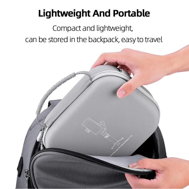 BRDRC For DJI Osmo Mobile 7 / 7 Pro Protective Case Shock Absorbing Storage Bag Gimbal Stabilizer Accessories