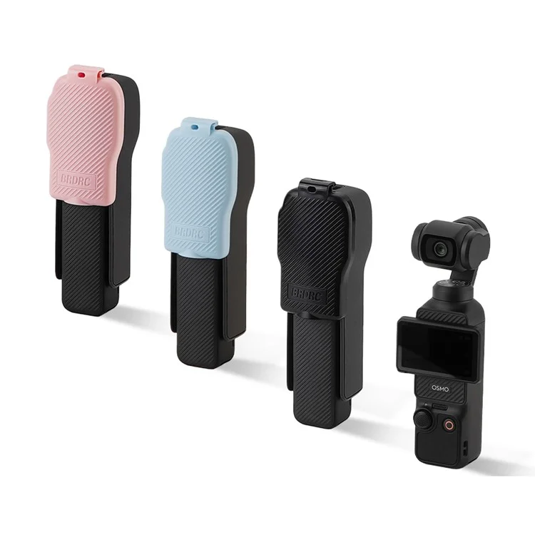 BRDRC для DJI Osmo Pocket 3 Чехол для подвеса с противоударным откидным дизайном и хранением фильтра - Черный