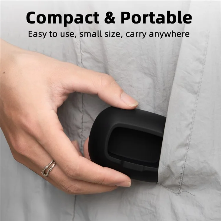 FLYMILE Pour Insta360 X5 / X4 Support de Voiture en Silicone Antidérapant avec Base de Montage et Design de Charge Vertical