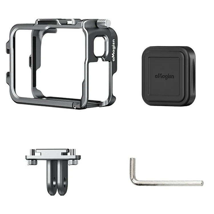 AMAGISN For Insta360 Ace Pro 2 Metal Cage Aluminum Alloy Frame Protective Case - Tarnish