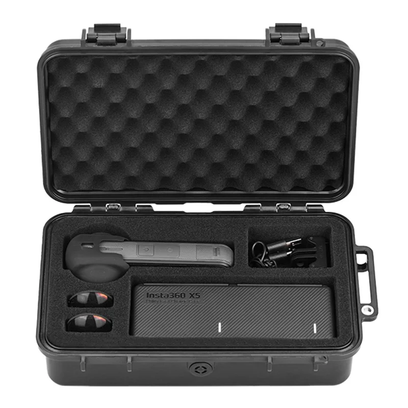 FLYMILE Estuche Rígido de Transporte para Cámara Insta360 X5 - Resistente a Golpes y Agua, Caja de Almacenamiento
