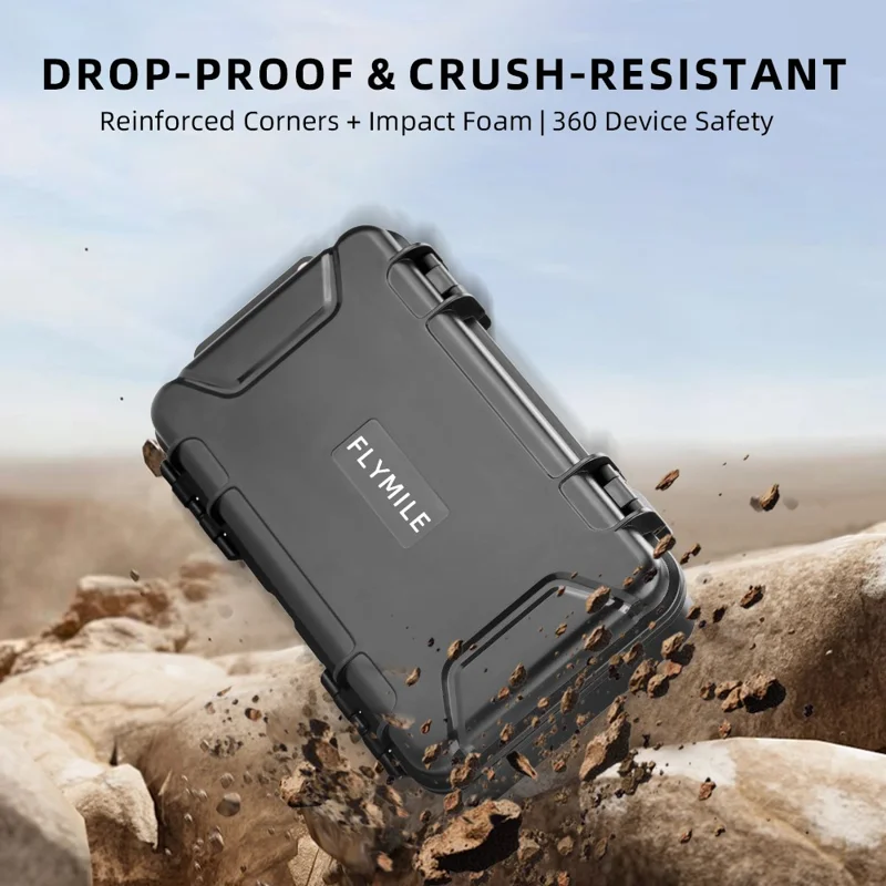 FLYMILE Estuche Rígido de Transporte para Cámara Insta360 X5 - Resistente a Golpes y Agua, Caja de Almacenamiento