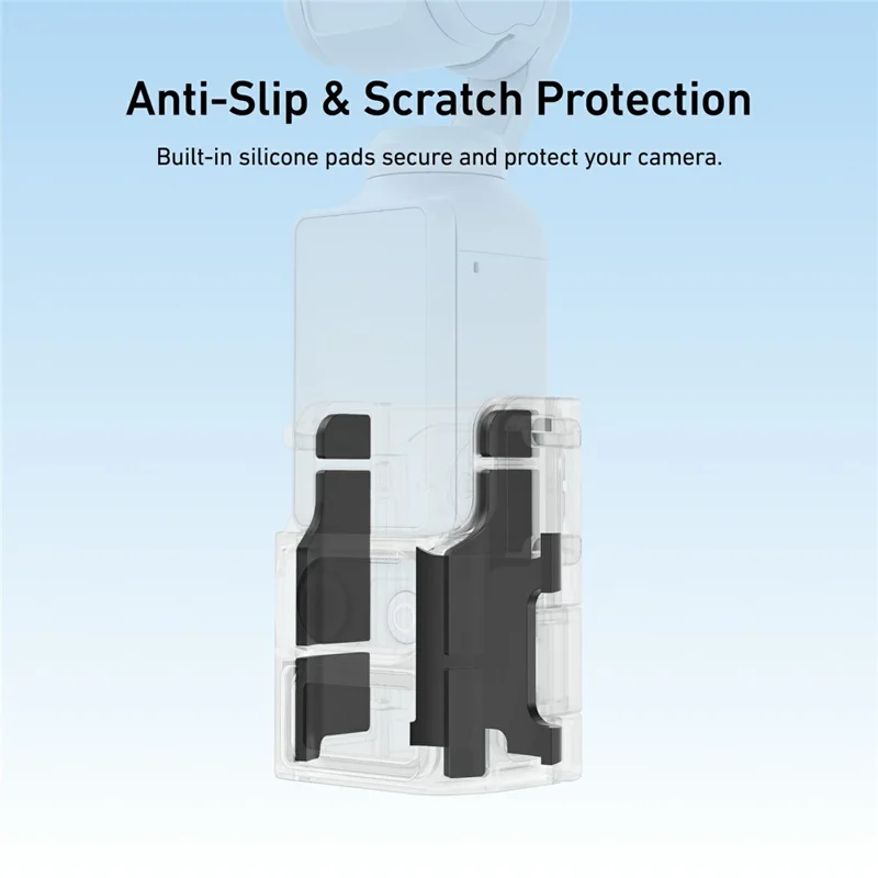 TELESIN S3-JFM-02-TDJ Supporto a sgancio rapido per zaino DJI Osmo Pocket 3 con clip di fissaggio per doppia borsa a tracolla