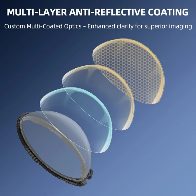 Per Insta360 X5 Protezione Lente in Vetro Temperato 2Pz Copertura Lente in Vetro Ottico HD con Rivestimento Anti-Riflesso a Più Strati