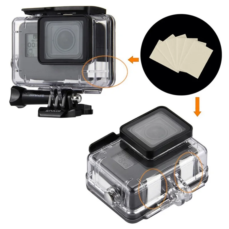 Kit d'accessoires 17 en 1 pour caméra d'action GoPro Hero 4 / 3 Cyclisme Sports Gant de rotation Sangle de paume Ensemble de montage