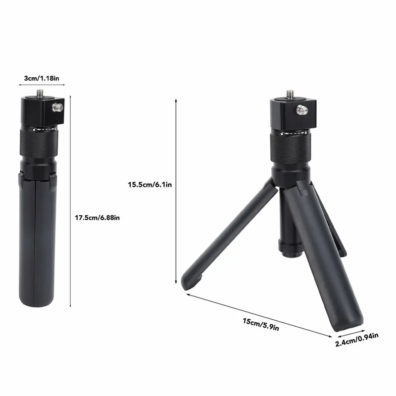 KM-07 For Insta360 X5 / X4 / X3 Action Camera Rotating Handle Magnetic Tripod