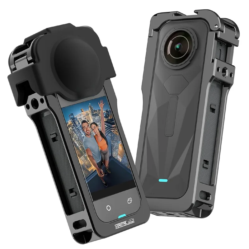 STARTRC VCR 15040006 For Insta360 X5 Magnetic Quick Release Metal Cage Multifunction Expansion Frame