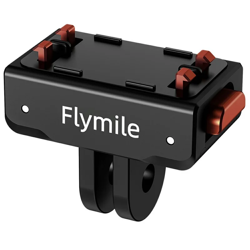FLYMILE Magnetische Schnellspann-Basis für Insta360 Ace / Ace Pro / Ace Pro 2 / X5 / X4 / X3 / X2 Kamera-Halterung aus Kunststoff