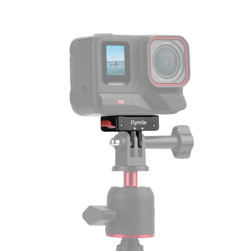 FLYMILE Magnetic Quick Release Base For Insta360 Ace / Ace Pro / Ace Pro 2 / X5 / X4 / X3 / X2 Aluminum Alloy Two-Claw Mount