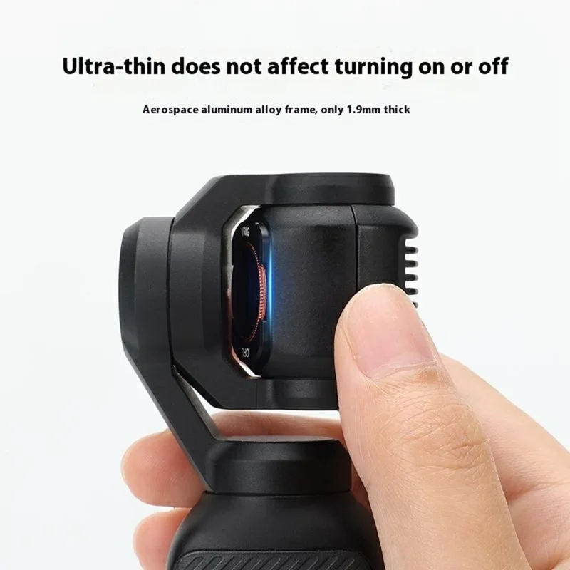 VRIG FT-04 6Pcs For DJI Osmo Pocket 3 Magnetic Quick Release Filter Set with CPL ND8 ND16 ND32 ND64 1 / 4 Black Diffusion Filter