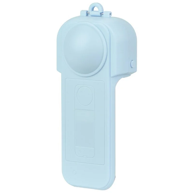 FLYMILE For Insta360 X5 Action Camera Anti Scratch Plastic Lens Cap Flip Lens Protective Cover - Blue