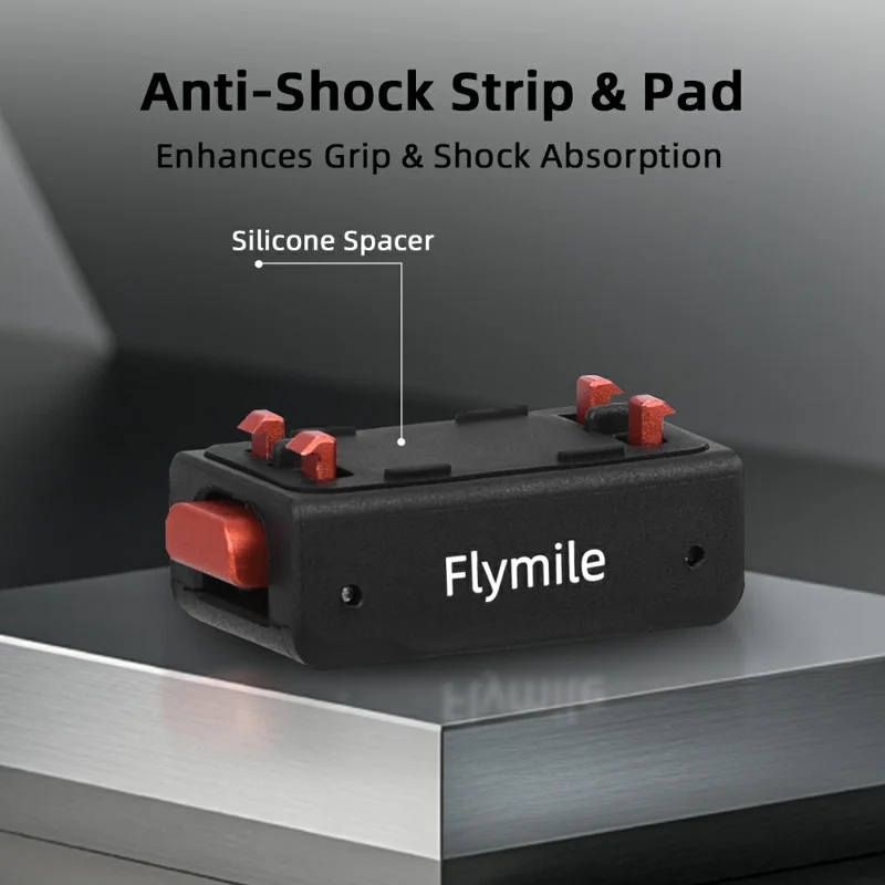 FLYMILE Sgancio Rapido 1/4 Base per Insta360 Ace Pro 2 / Ace Pro / Ace / X5 / X4 / X3 / X2 Sistema di Bloccaggio Magnetico Doppio con Sgancio Rapido