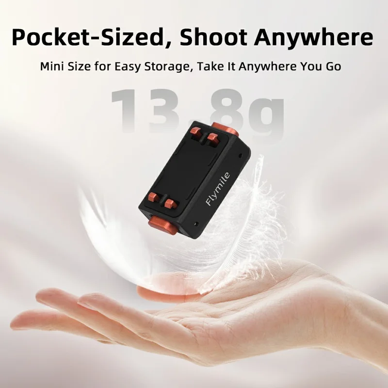 FLYMILE Sgancio Rapido 1/4 Base per Insta360 Ace Pro 2 / Ace Pro / Ace / X5 / X4 / X3 / X2 Sistema di Bloccaggio Magnetico Doppio con Sgancio Rapido